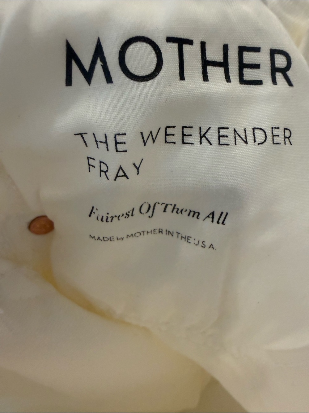 MOTHER Weekender Fray White Flare Jeans
NWOT - Picture 5 of 6